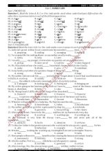 Bài tập bổ trợ Tiếng Anh Lớp 10 thí điểm - Unit 1 Family life - Đỗ Bình